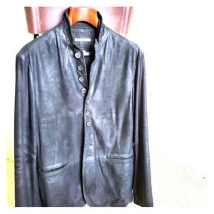 John Varvatos suede jacket.